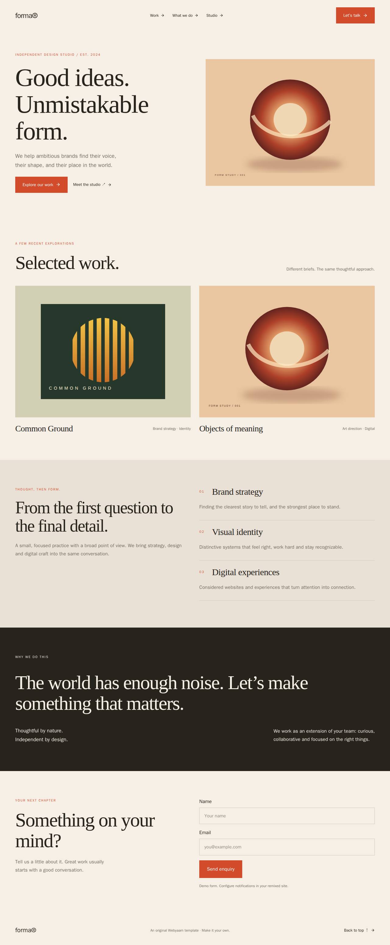 Studio Forma — Creative Agency additional screenshot